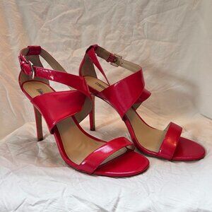 Charles David - Icon Coral Patent Leather High-Heeled Sandals